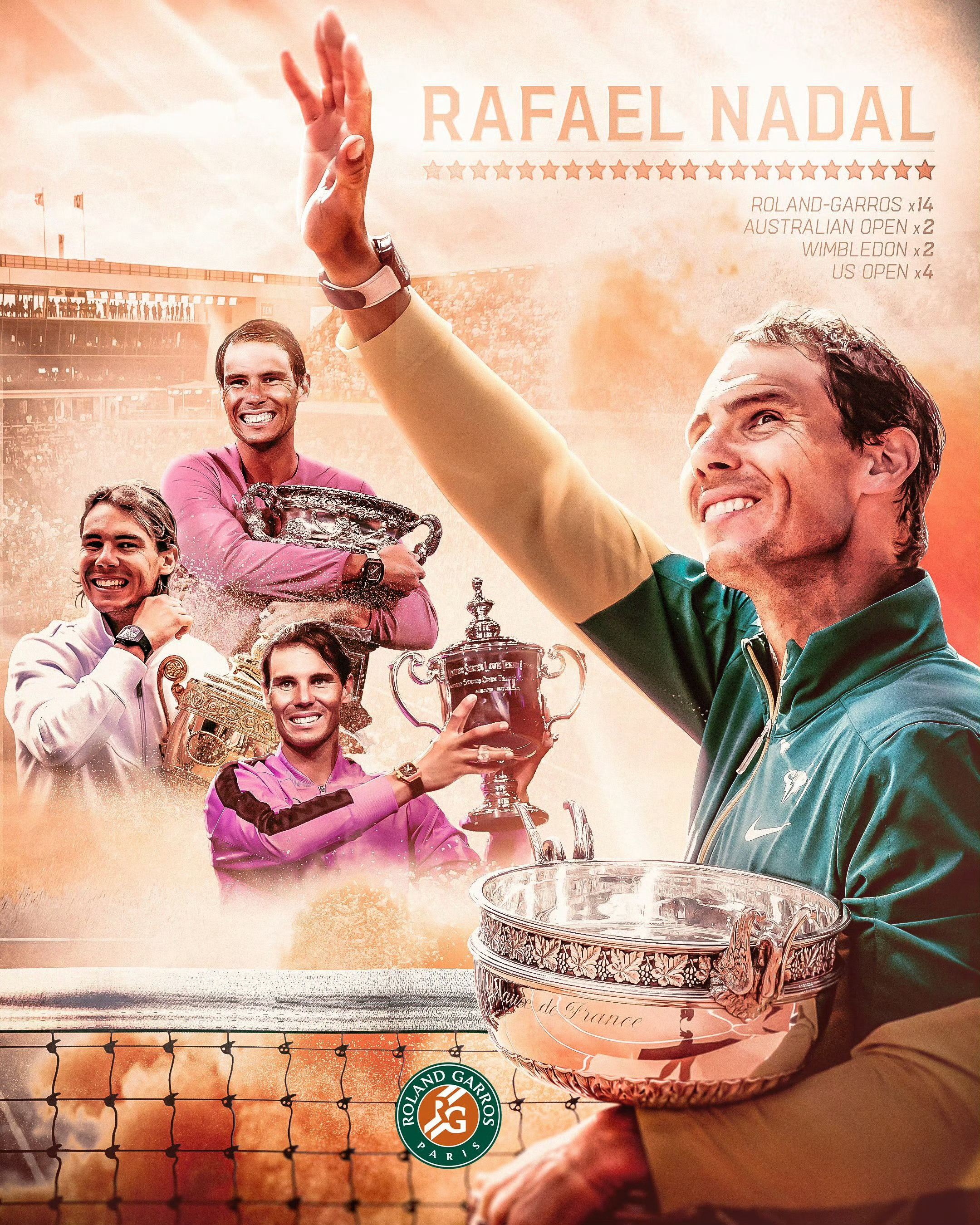 包含戴维斯杯轻取法网，纳达尔刷新纪录的词条